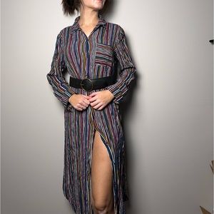Maeve Letty Striped Shirtdress